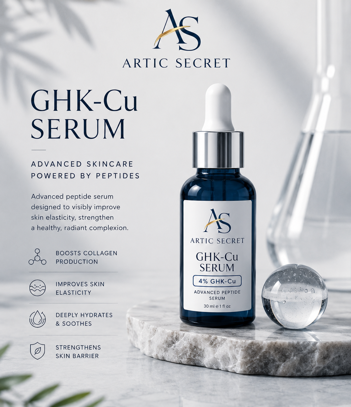 Artic Secret Copper Peptide 4% Serum